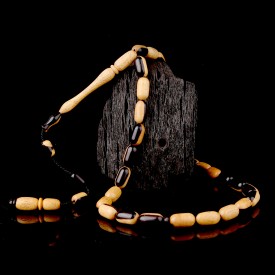 Kapsül Kesim Sistemli Abanoz Ağacı Tesbih