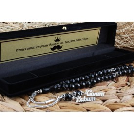 Canım Babam Yazılı Özel Kutulu Oltu Tesbih