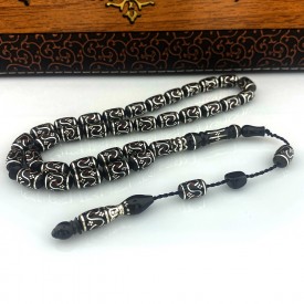 ÖZEL TASARIM KAPSUL KESİM OLTU TAŞI TESBİH 