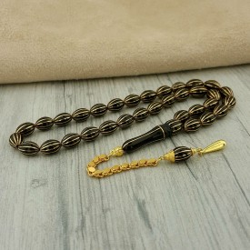 14 AYAR ALTIN PÜSKÜLLÜ 12 YARMA ERZURUM OLTU TAŞI TESBİH