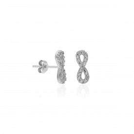 925 Ayar Sonsuzluk Küpe