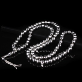 TAMAMI 925 AYAR GÜMÜŞ 99'LUK TESBİH