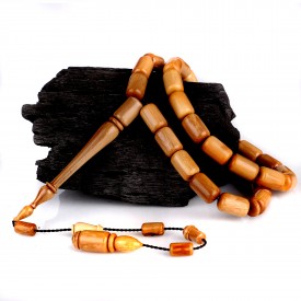 Tamamı Usta El İşçiliği Kapsül Kesim Mamut Dişi Tesbih