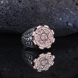 Hz Süleyman Mührü 925 ayar Gümüş Yüzük