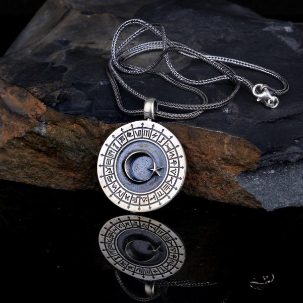 925 Ayar Gümüş Ayyıldız Motifli Kolye