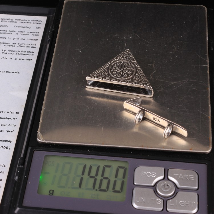 925 AYAR GÜMÜŞ 4 CM MUSKA KABI KOLYE - Görsel 7